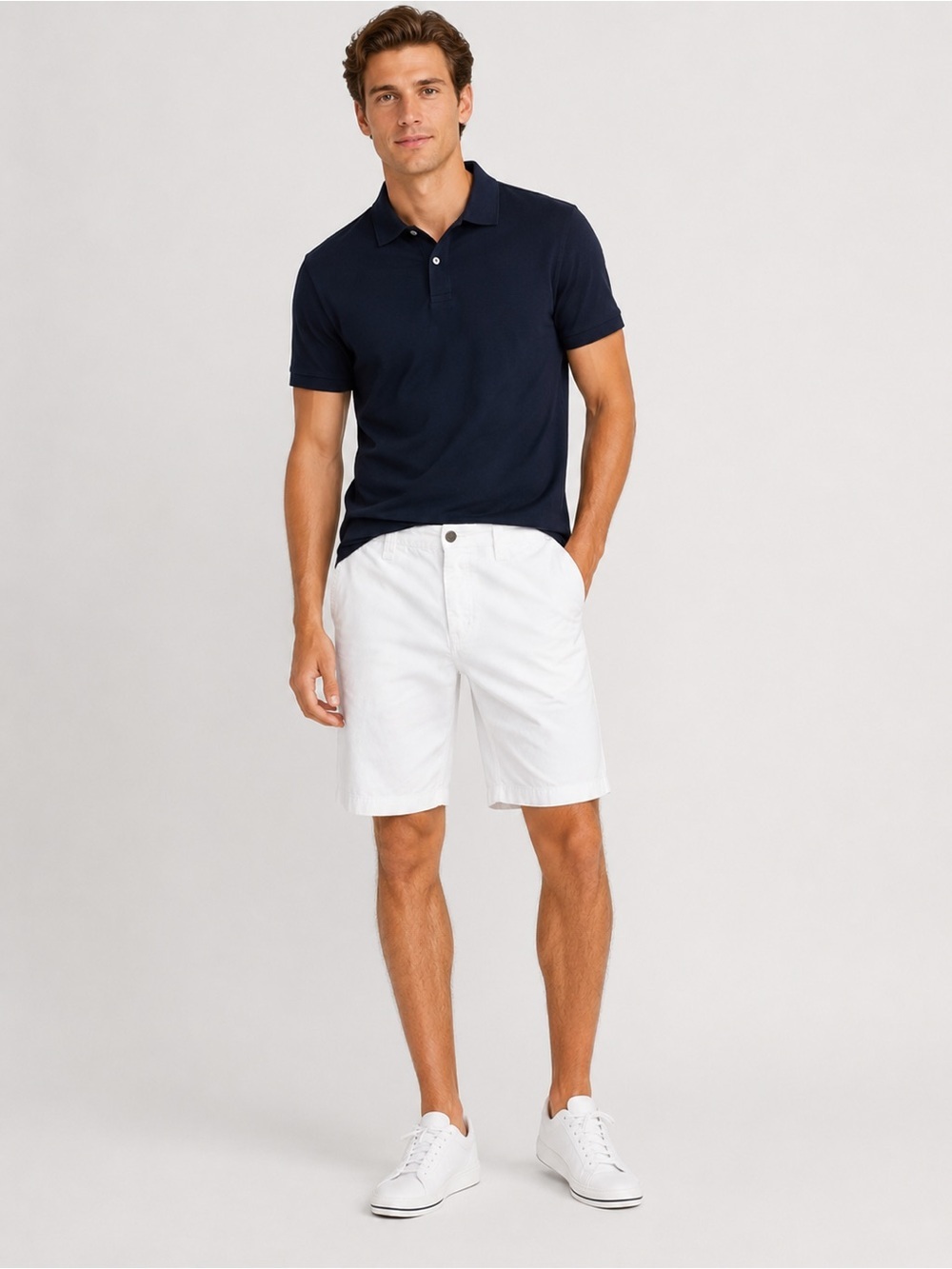 Theory Men’s White Cotton Shorts Size 32